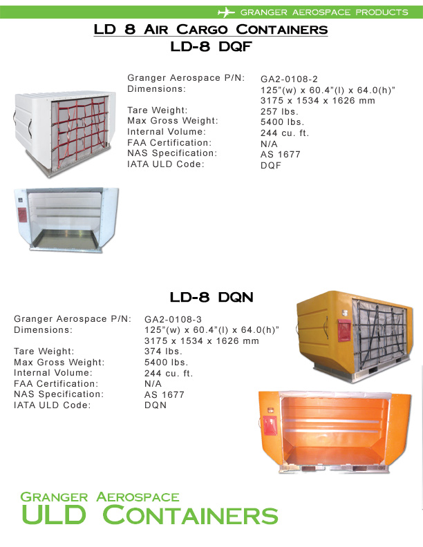 LD 8 Information, LD 8 Specifications, DQF Information, DQF Specifications, DQN Information, DQN Specifications